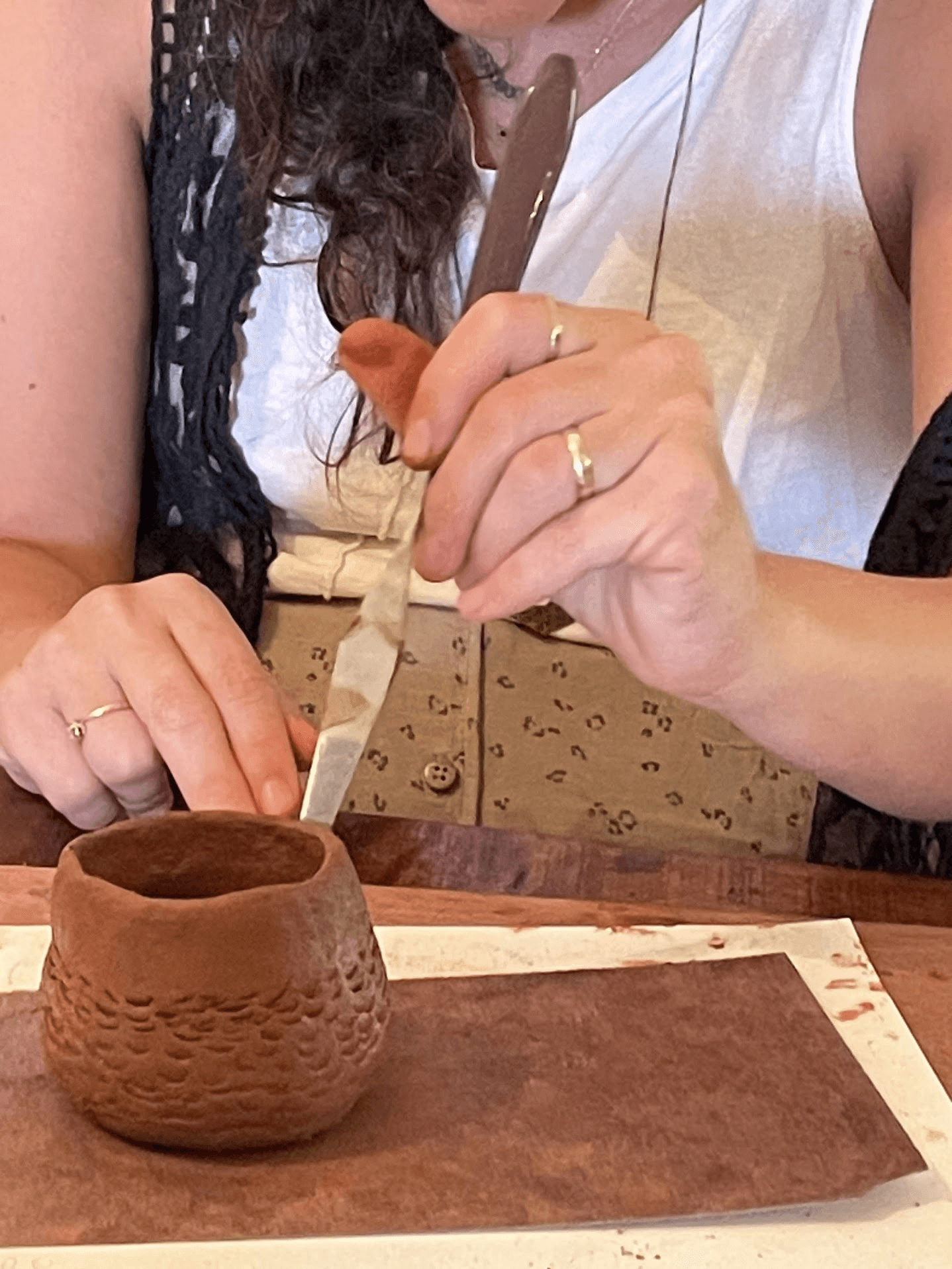 A hand-built vessel, imperfect and whole